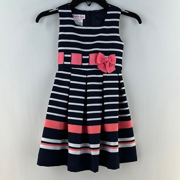 Jessica Ann Other - Jessica Ann Girls’ Striped Dress, 4